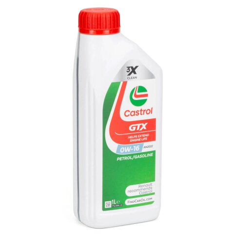 Castrol Motoröl, 0W-16, GTX, 1l-Flasche