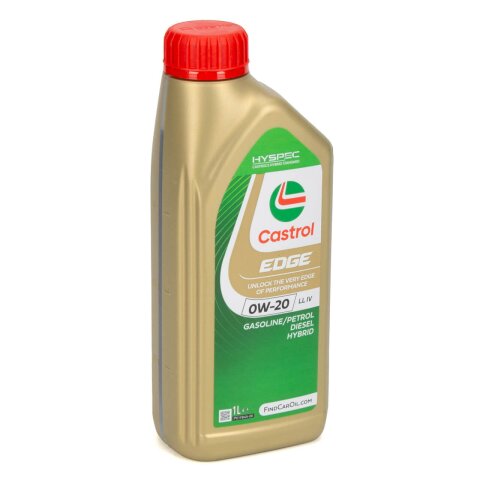 Castrol Motoröl, 0W-20, Edge LL IV, 1l-Flasche