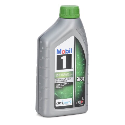 Mobil Motoröl, 5W-30, 1 ESP Formular P, 1l-Flasche