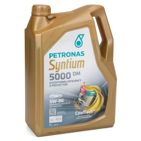 Petronas Motoröl, 5W-30, Syntium 5000 DM, 5l-Kanister