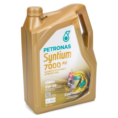 Petronas Motoröl, 0W-20, Syntium 7000 AV, 5l-Kanister