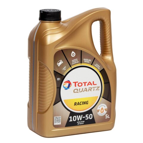 Total Motoröl, 10W-50, Quartz Racing, 5l-Kanister